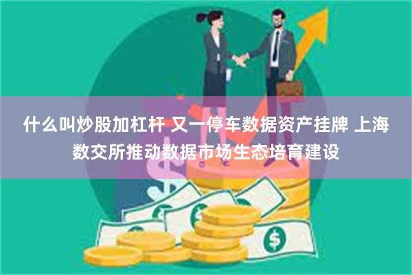 什么叫炒股加杠杆 又一停车数据资产挂牌 上海数交所推动数据市场生态培育建设