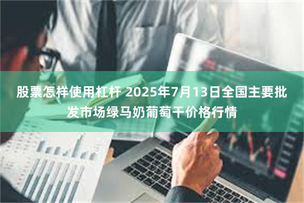 股票怎样使用杠杆 2025年7月13日全国主要批发市场绿马奶葡萄干价格行情